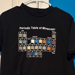 Periodic Table of Minecraft Beta Graphic Tee - Jinx Mojang Geek Gamer T-Shirt